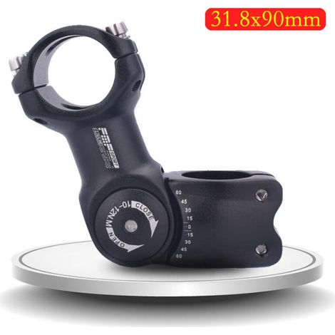Guidon réglable 31,8 mm Guidon réglable 90 mm 120 degrés pour la plupart des accessoires de levage de guidon pour VTT et vélo de route-1pc