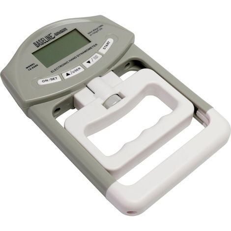 Medidor de fuerza de agarre, dinamómetro digital para medir la potencia muscular, medidor de fuerza de 90 kg/198 lb, pantalla LCD, captura automática de potencia para pruebas y entrenamiento.