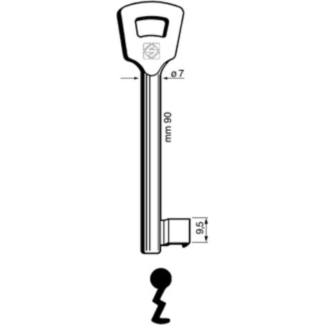 CHIAVI SILCA PATENT 7NFHL ZAMA  (5 pz)