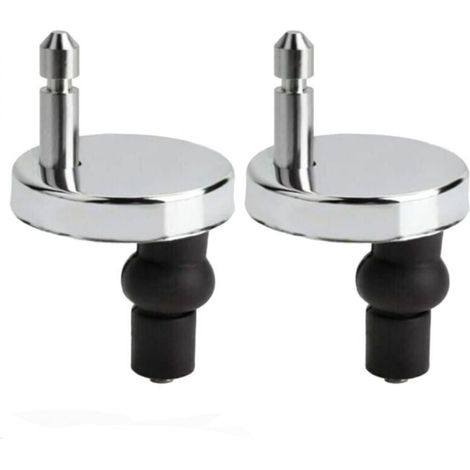 EASYCOMFORT Lot de 2 Fixation Abattant WC Universelles Abattant de Toilettes à Charnière Couvercle de Toilettes Abattant Fixations,Convient à Toutes Sortes de Styles de Toilettes,Montage Facile (1/5)