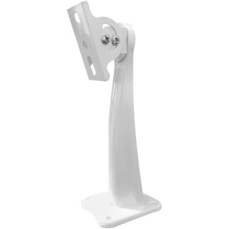 Wall Mounted Surveillance Camera, Universal Surveillance Camera Wall Mount Bracket, Wall and Ceiling Mounting White（18.57cm） (1/5)