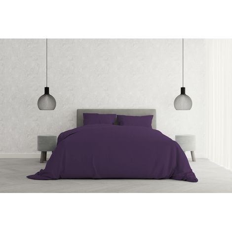 Housse de Couette Set, Pourpre, Double, Microfibre (1/5)