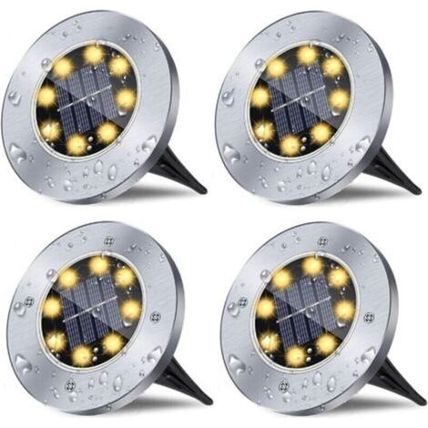 Pr Solar ground lights, waterproof solar garden lights, upgraded outdoor garden lights, bright floor lights, landscape lights for walkways, patios, decks, lawns, pa (1/4)
