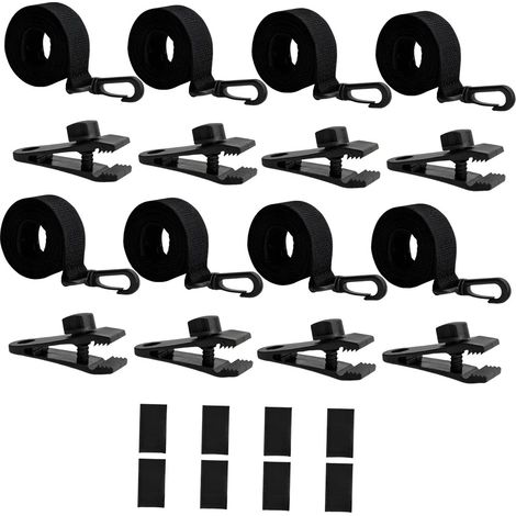 Kit de 8 pices pour la fixation des couvertures solaires de piscine (1/5)