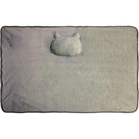 Enowelir Couverture Chauffante USB pour Genoux et Pieds en Flanelle Grise Couverture Électrique Chauffe-Corps (1/5)