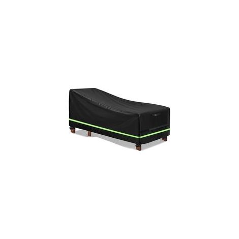 Funda impermeable para muebles de jardín con tiras reflectantes y hebillas resistentes y duraderas que garantizan estabilidad y protección. - Crezuo