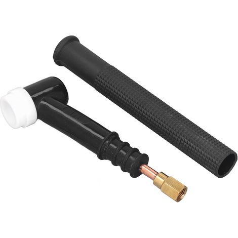 Cabezal de antorcha de soldadura TIG flexible y refrigerado por aire con mango moleteado (1/5)