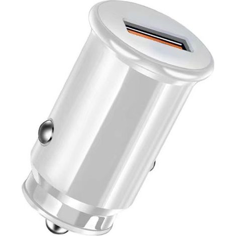 SY-681 prise de conversion allume-cigare chargeur rapide de voiture USB multifonction (blanc) voiture automobile chargeur (1/5)