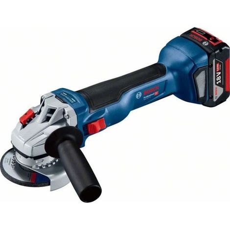 AMOLADORA ANGULAR BOSCH 18V 125mm 2x5.0Ah + L-BOXX GWS 18V-10