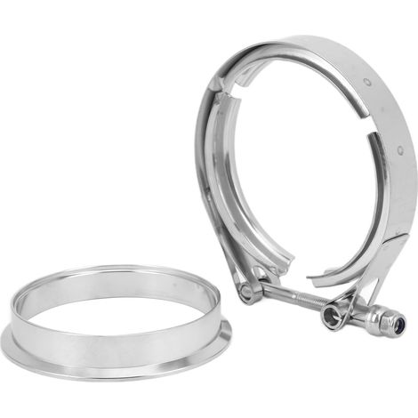Collier de bride de tuyau de descente d'échappement 4 pouces en acier inoxydable, remplacement pour S400 S480 S463 S467 SXE SX T4 (1/5)