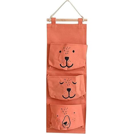 Accueil Sac De Rangement Dortoir Armoire Murale Porte Sac De Rangement Mural Chambre Salle De Bains Orange