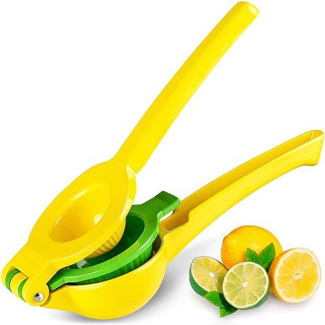 2-in-1 Metal Citrus Juicer for Lemons and Limes - Handheld Citrus Juicer for Lemons - Manual Citrus Juicer for Citrus Fruits - Lemon Juicer - Manual Citrus Juicer for Lemons (1/5)
