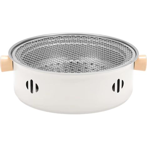 Mesa portátil para barbacoa de carbón: compacta, plegable y lista para usar. Ideal para balcones, acampadas y picnics.