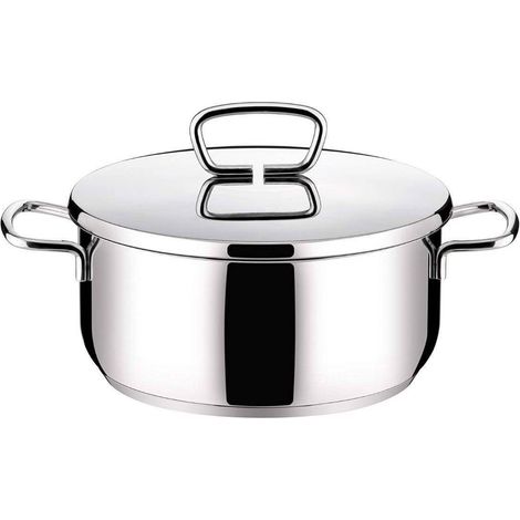 Tescoma praktik, casseruola cm 26, in acciaio inox 18/10 qualità extra pesante con coperchio
