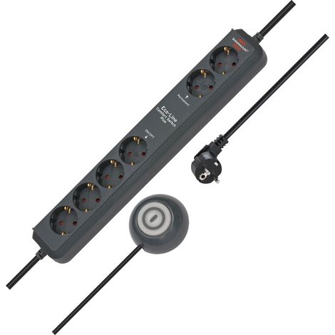 Multiprese Brennenstuhl eco-line 6W 1,5m [1159560516] (1/5)