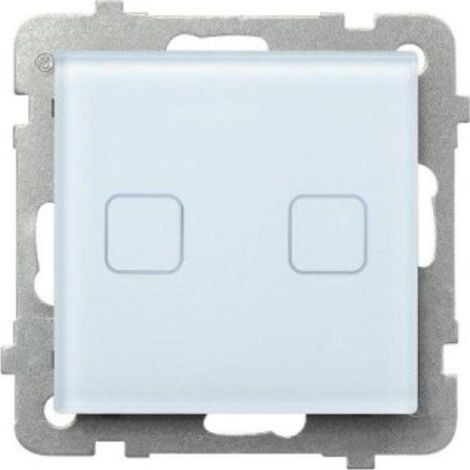 Ospel Sonata Touch Interruptor Blanco Doble Tecla