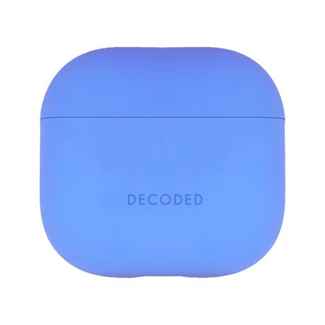 Decoded Silikon-Schutzhülle für AirPods 4 (blau) (1/3)