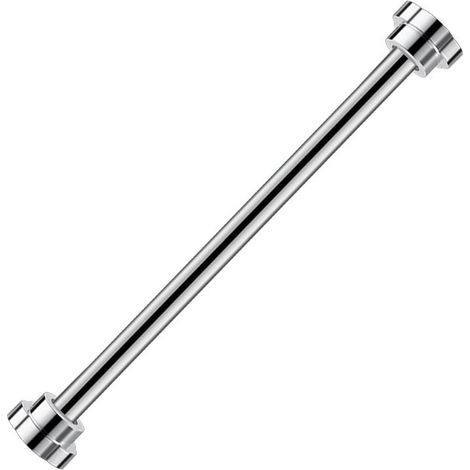 Tringle à rideau de douche télescopique, sans perçage, extensible en acier inoxydable, argentée (55-85 cm) (1/5)
