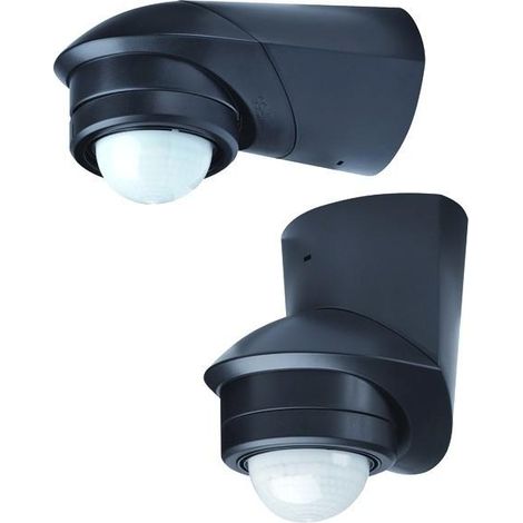 Grothe McGuard BM240sw Detector de movimiento, 240°, IP55, negro, 94534