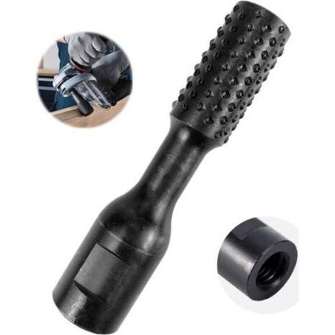 Fraise a Cylindrique Bois Sculpture, 20 mm Dents rugueuses Outil de Sculpture sur Fraise Metal Bois, Fraise carbure pour Sculpture sur Bois Foret de Polissage (1/5)