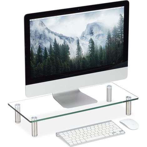 Soporte de pantalla en cristal