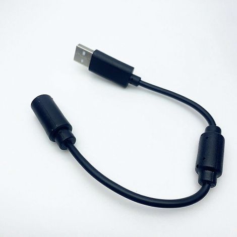 Câble USB compatible avec les pédales Logitech G920 / Adaptateur pour volant (noir) (1/2)