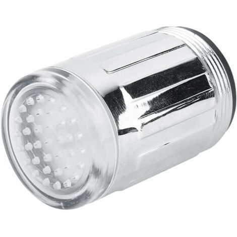 3-farbiger LED-Wasserhahn-Temperatursensor, farbwechselndes Licht, thermischer Detektor, Ersatzteil für Küchen- und Badezimmerarmaturen (1/5)