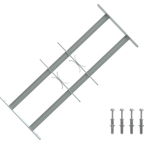 vidaXL Griglia di Sicurezza per Finestre con 2 Traverse 3 pcs