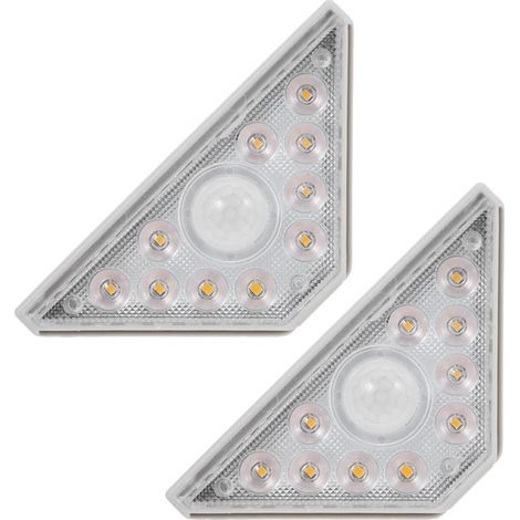 Set mit 2 wasserdichten Solar-Treppenleuchten für den Außenbereich – 10 LEDs (1/5)