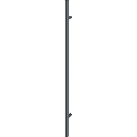 HOPPE Stangengriff E5011 -1200/900, Edelstahl schwarz matt, Ausführung: gerade, Stossgriff für Haustür (1/3)