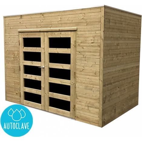 Abri jardin bois "Capri" - 5.94 m² - 2.99 x 1.99 x 2.25 m - 19 mm (1/4)