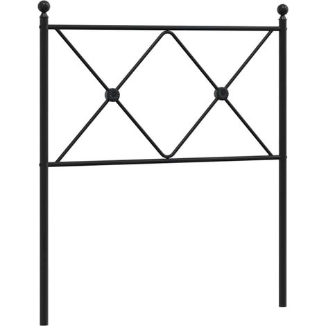 Maison Exclusive - Ersatz-Kopfteil Metall Schwarz 75 cm