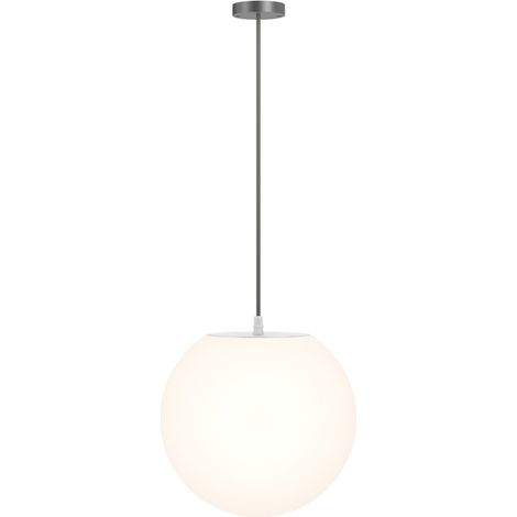 Sospensione Da Esterno Moderna Plastica Bianco 1 Luce E27 30W Ip54 (1/5)