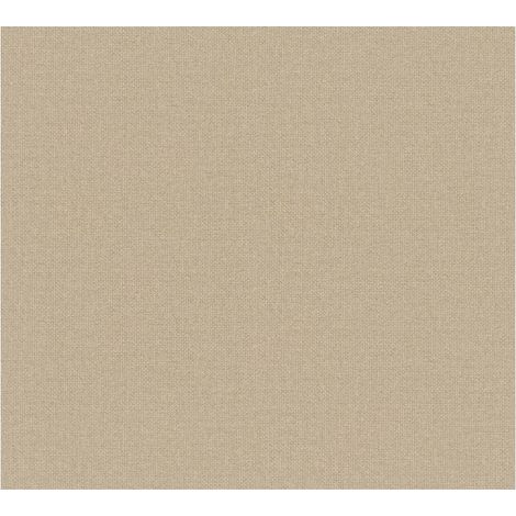 Unicolour wallpaper wall Profhome 387443 hot embossed non-woven wallpaper slightly textured unicoloured matt beige beige brown 5.33 m2 (57 ft2) (1/5)