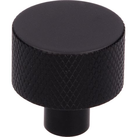 Siro Möbelknopf Textura L= 24 mm Schwarz matt (1/3)