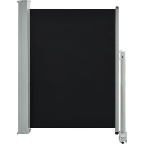 Tenda da sole laterale retrattile/schermo protettivo per patio giardino terrazza balcone 100 x 300 cm nero 020007179