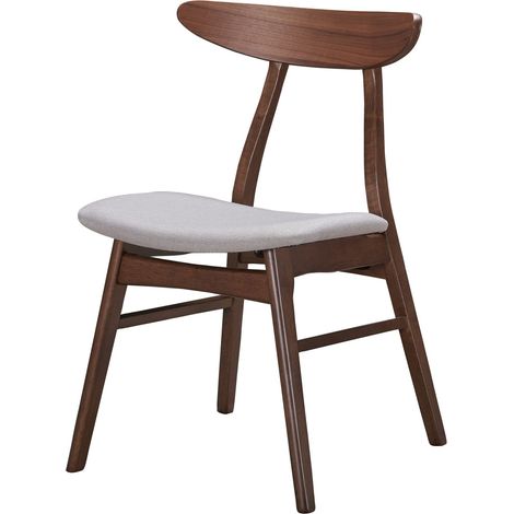 Selsey GOODDLY - Sedia di legno - noce/beige (1/5)
