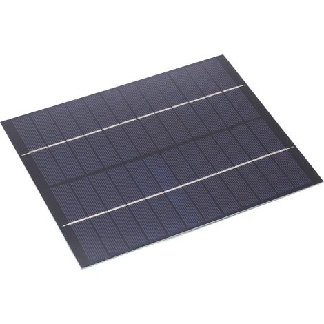 Kit panneau solaire 5.2W 12V en silicium polycristallin, module solaire DIY avec sortie DC 5521 (1/5)