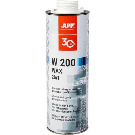 Cire de protection carrosserie et corps creux - Incolore - APP W200 2en1 - 1L