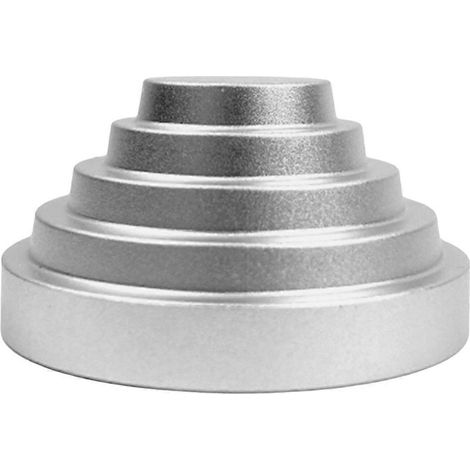 Stabilisateur de disque pour platines vinyles LP et lecteurs CD, argent (1/5)