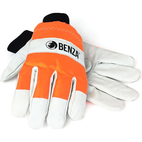 Guante de Protección Benza para Trabajos con Motosierras - Clase 2, Talla 10
