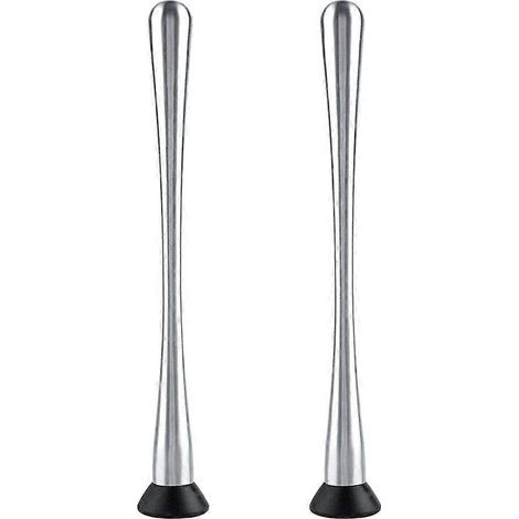 Professional acier inoxydable pilon à cocktail pilon à cocktail Fruit Mixer Barware outil pour maison et Commercial Use (1/5)