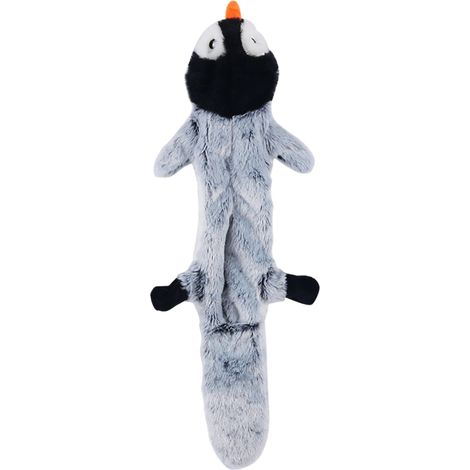 Jouet Chien Squeaker - Sans Rembourrage - En Tissu Épais avec Papier Froissé et Double Sifflet - Pour Chiens Petits à Moyens et Chiots - Lot de 3 Animaux (1/4)