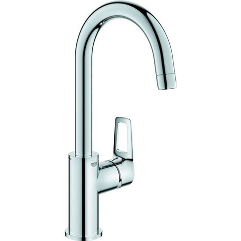 Grohe BauLoop Monomando de lavabo de 1/2" Tamaño L Chrome, 23891001