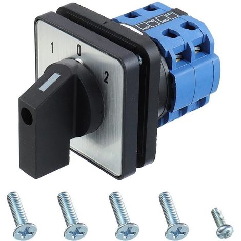 20A/660V Transferschalter 8 Anschlüsse 3 Position Drehsteuerung Nocken SZW26-20/D202.2 (1/4)