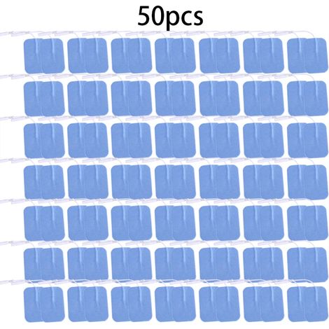 Filiyano-50/100 électrodes de stimulation musculaire pour appareil de thérapie par stimulation musculaire à impulsions, coussinets adhésifs de