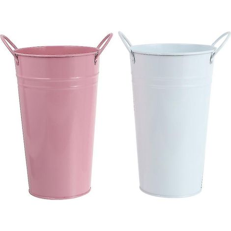 Le nouveau pot de fleurs en fer (2 pièces)