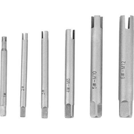 Extractor de machos de roscar rotos - para tornillos y machos de roscar dañados (Modelo A) (1/5)