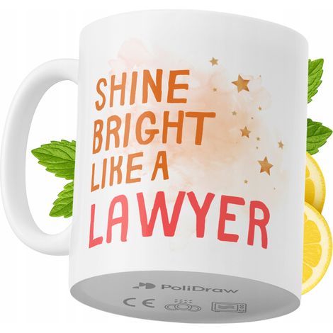 Lustiger Anwaltsbecher mit witzigem Textdesign – ideal für Geburtstage, Namenstage und Feiertage. Hochwertiger Becher für besondere Anlässe im Büro oder Homeoffice. Farbe: Weiß, 330 ml.