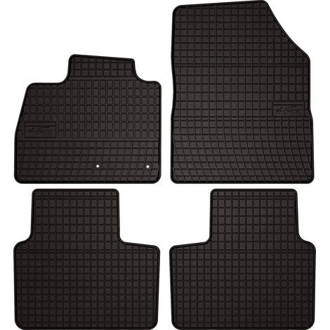 Tappetini in gomma per auto per: Renault Scenic IV monovolume (2016-2022) - neri, su misura